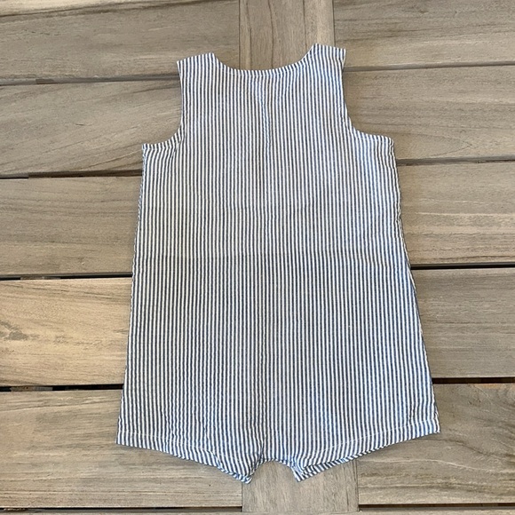 Mud Pie Searsucker Baby Romper with Cupcake and Number 2, 2T - Picture 5 of 6